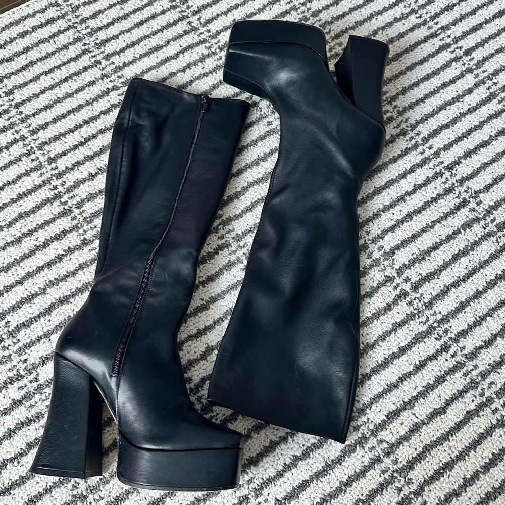 Genuine leather boots Size 37